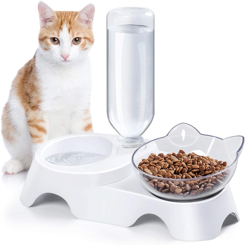 Feast Station with wet and dry food plus water bowls